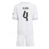 Real Madrid David Alaba #4 Hemmakläder Barn 2025-26 Kortärmad (+ Korta byxor) Real Madrid David Alaba #4 Hemmakläder Barn 2025-26 Kortärmad (+ Korta byxor)